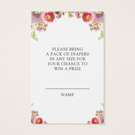 Flora Fox Pup Diaper Raffle (Back)