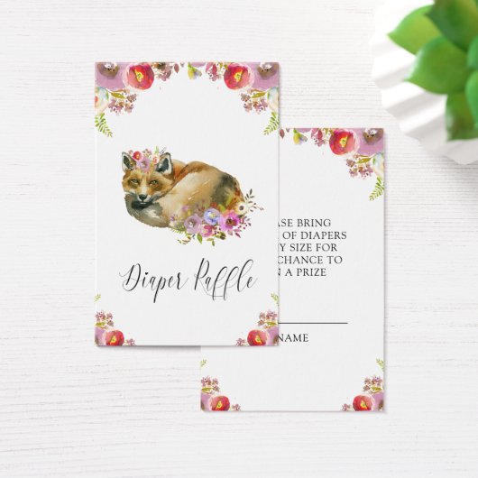 Flora Fox Pup Diaper Raffle (Desk)