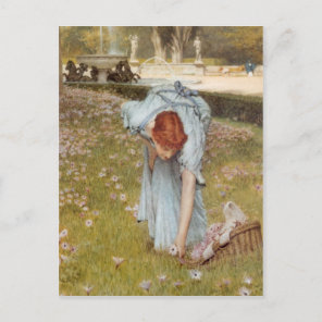 Flora in detail - Lawrence Alma-Tadema postcard
