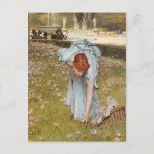 Flora in detail _ Lawrence Alma_Tadema postcard