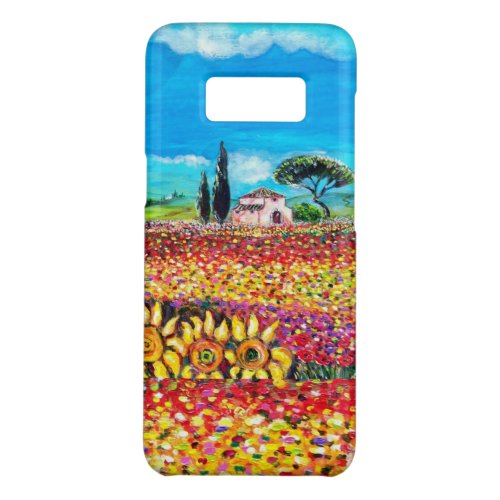 FLORA IN TUSCANY Fields Poppies and Sunflowers Case_Mate Samsung Galaxy S8 Case