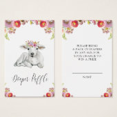 Flora Lamb Diaper Raffle (Front & Back)
