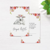 Flora Lamb Diaper Raffle (Desk)