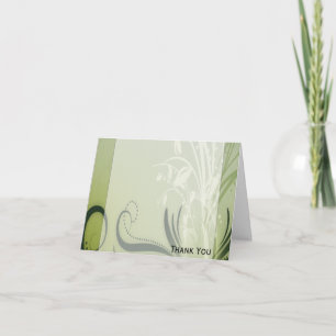 Flora Letterpress Thank You Card