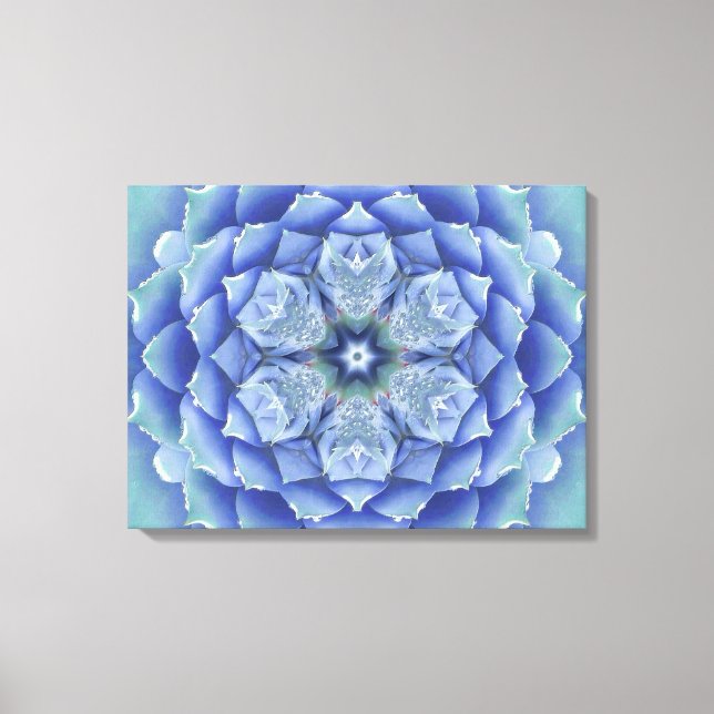 Flora Muse Mandala Canvas Print (Front)
