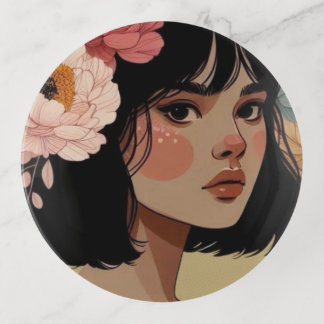 Flora Mystica Trinket Tray