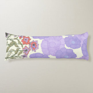 Flora Obscura – Seamless Floral Print Throw Pillow