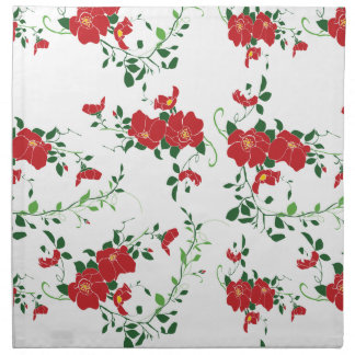 Flora patterns cloth napkin