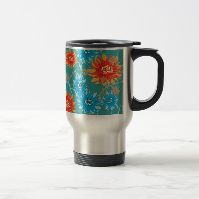Flora patterns travel mug (Right)