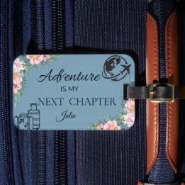 Flora Personalized  Luggage Tag