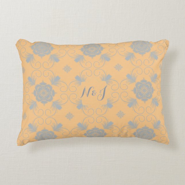 Flora Royale Decorative Accent Pillow (Front)