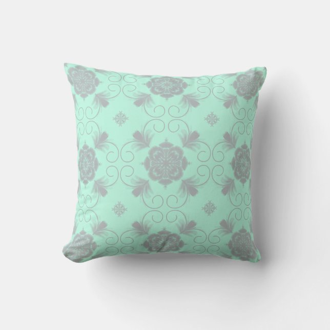 Flora Royale Decorative Throw Pillow (Front)