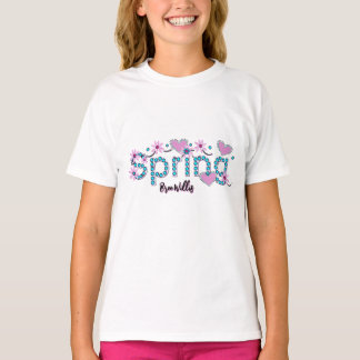 Flora Spring name with personalize name T-Shirt