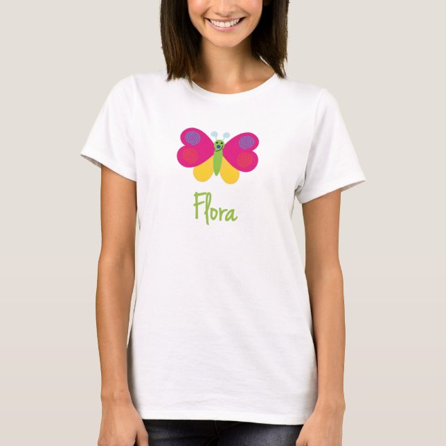Flora The Butterfly T-Shirt (Front)