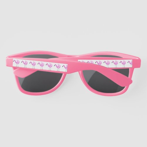 Flora The Flamingo Pattern Sunglasses