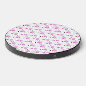 Flora The Flamingo Pattern Wireless Charger (Front 2)