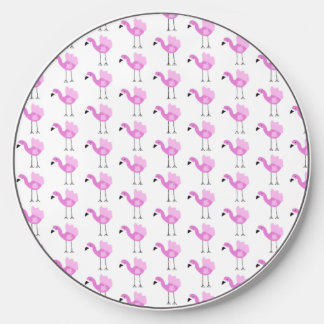 Flora The Flamingo Pattern  Wireless Charger