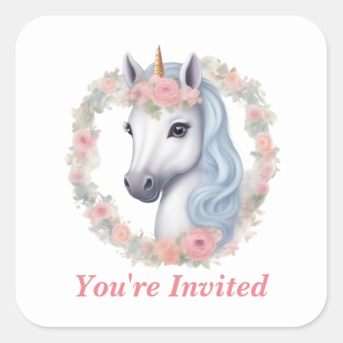 Flora the Unicorn Stickers