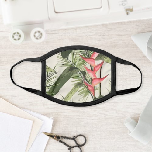 Flora Tropical Pattern Face Mask