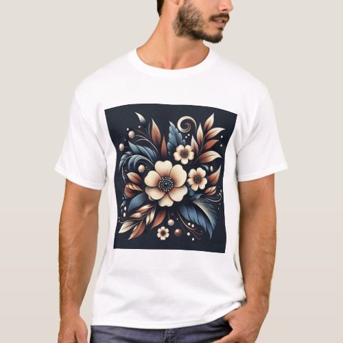 Flora White T_Shirt