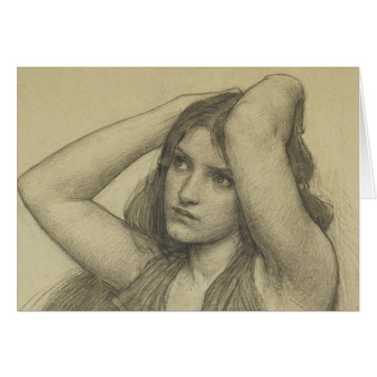 Flora with Long Hair Cards (Front Horizontal)