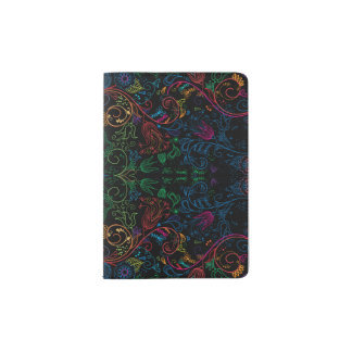 Floradore - Black Passport Holder