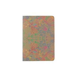 Floradore - Tan Passport Holder