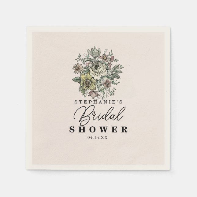 FLORAISON (Blooming) Napkins (Front)