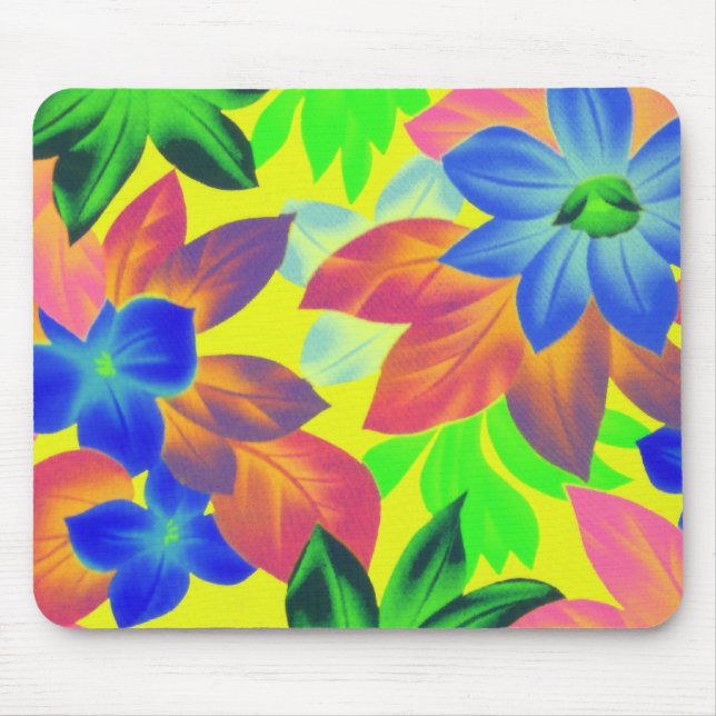 Floral1i1 Mouse Pad (Front)