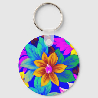 Floral2i2 Keychain
