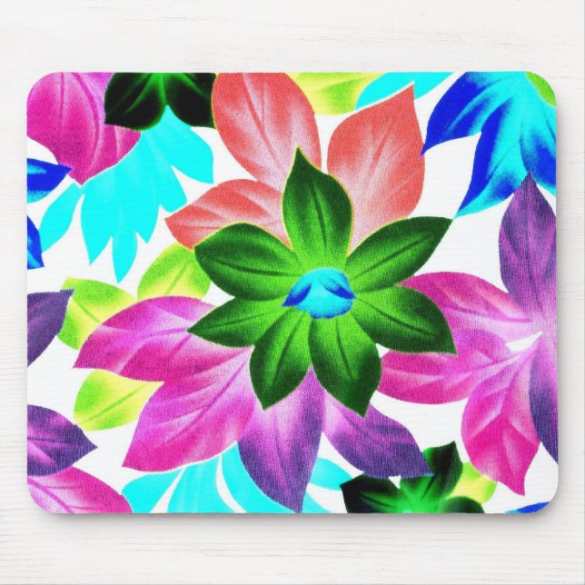 Floral2i Mouse Pad (Front)