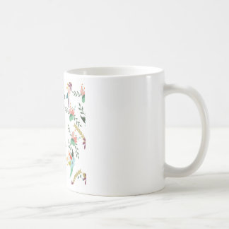 Floral 10 coffee mug