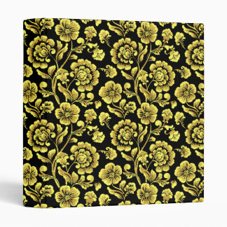 Floral 3 Ring Binder
