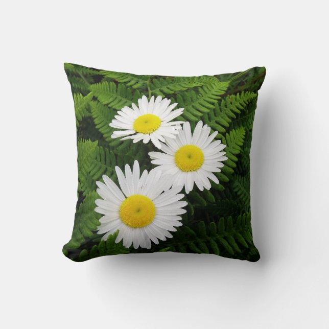 Floral #4 throw pillow (Front)