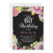 Floral 60th Birthday Invitation for Women