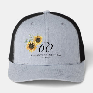 Floral 60th Birthday Sunflower Eucalyptus Party