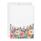 Floral 90th Birthday Invitation Gold Glitter