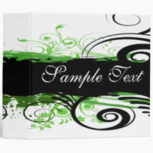 Floral Abstract Binder