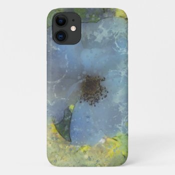 Floral Abstract Blue Case-mate Iphone Case by efhenneke at Zazzle