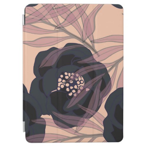 Floral abstract elegance artistic background iPad air cover