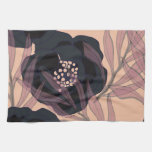 Floral abstract elegance, artistic background. kitchen towel