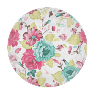 Floral Abstract Elegance Seamless Background. Cutting Board