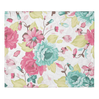 Floral Abstract Elegance Seamless Background. Duvet Cover
