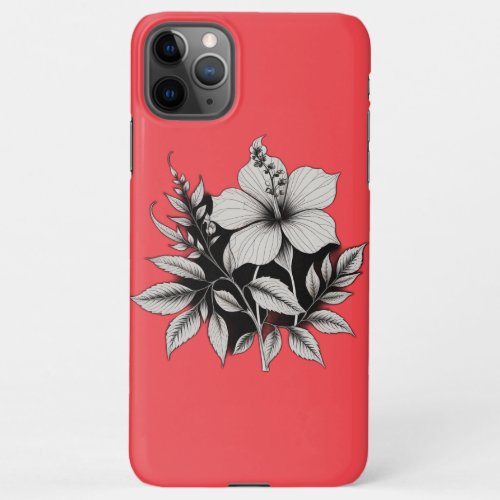 floral abstract iPhone 11Pro max case