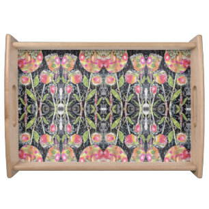 Floral Abstract- Serving Tray