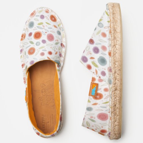 Floral Abstract Watercolor Colorful Espadrilles