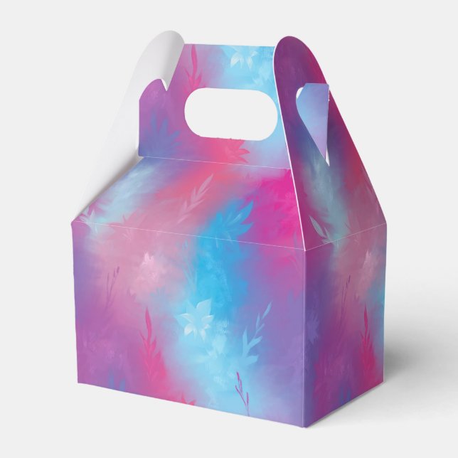 Floral abstraction favor boxes (Front Side)