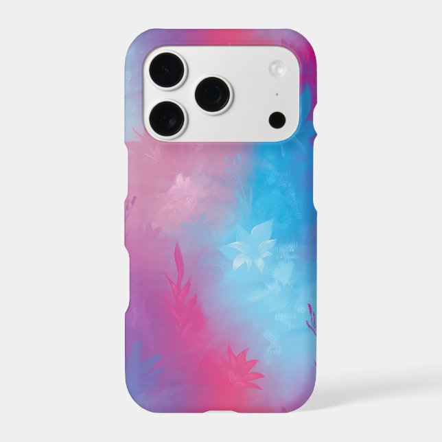 Floral abstraction iphone case (Back)