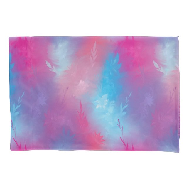 Floral abstraction pillow case (Front)