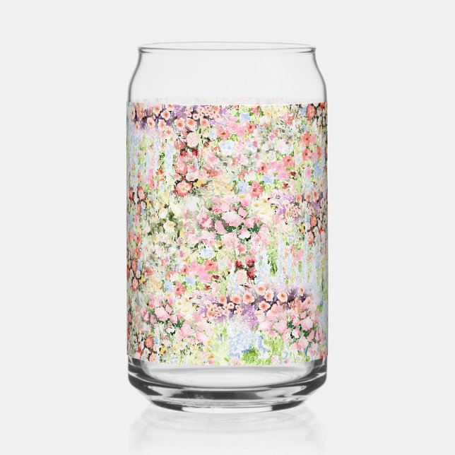floral abundance french garden chateau can glass (Front)